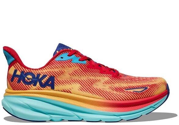 Hoka One One Clifton 9 Wide M cerise / cloudless - Runsport.cz