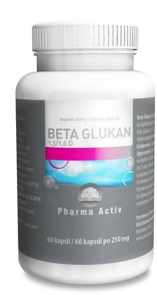 Pharma Activ Beta Glukan 1.3/1.6 D 250 mg 60 kapslí