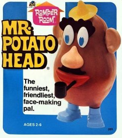 The original Mr Potato Head & Mrs Potato Head toys in the 1950s were pretty creepy, so see how they changed over the years 16