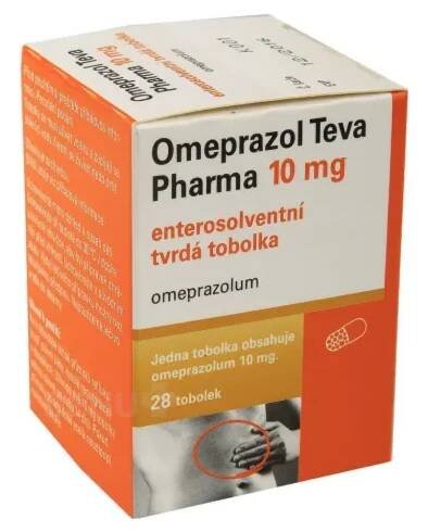 Omeprazol Teva Pharma 10mg cps.etd.28