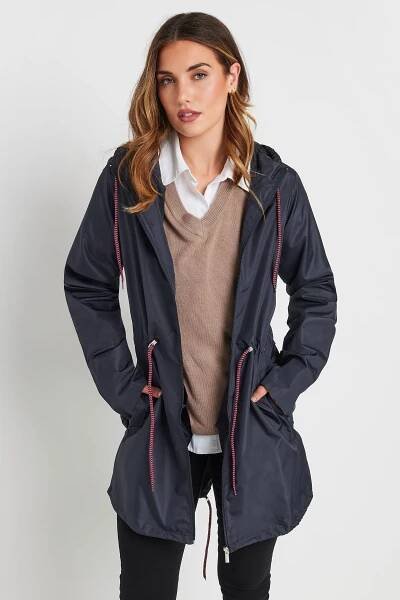 Tall  LTS Tall Navy Blue Pocket Parka