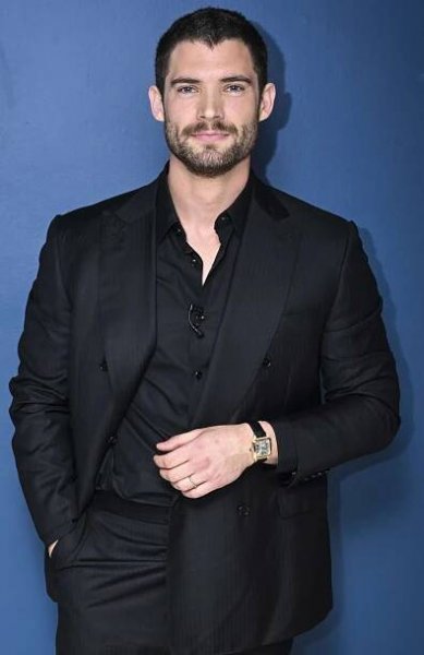 David Corenswet poses backstage on The Tonight Show Starring Jimmy Fallon