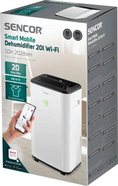 Odvlhčovač vzduchu Sencor SDH 3028WH