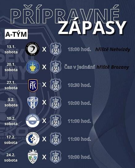 Zimní příprava | FK Louny – Fotbalový klub Louny