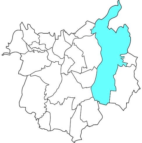 Slezská Ostrava na mapě