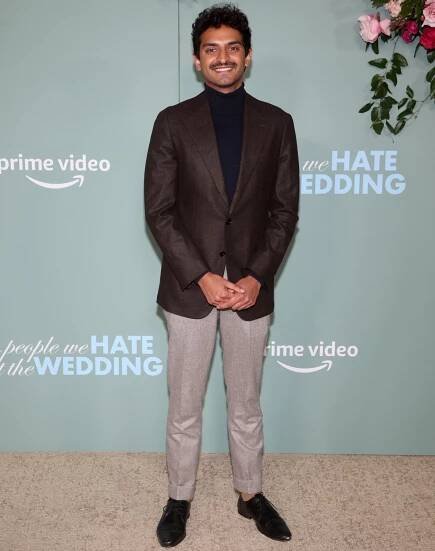 Karan Soni was all smiles at the premiere of The People We Hate at the Wedding