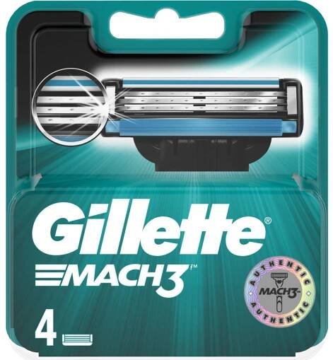 Gillette mach3 náhradní hlavice 4ks