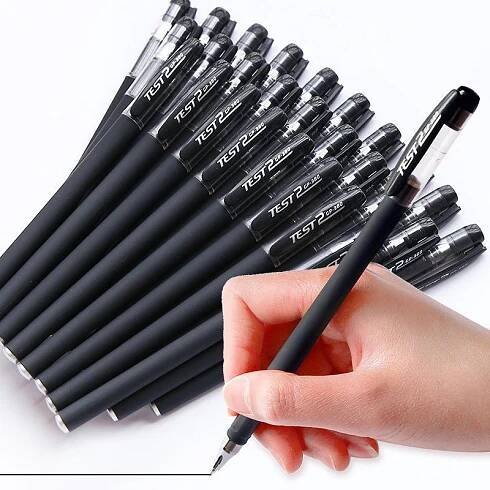 Vysoce kvalitní kuličkové pero s čirým tekutým inkoustem Test hladkého psaní Roller Sign Gel Inkoustové pero Módní školní kancelářské potřeby Praktické psací pero