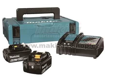 Sada aku Makita 198116-4 2xBL1860B + nabíječka DC18RC + Makpac