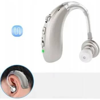 Moderní sluchadlo do uší nabíjené pomocí USB pásku je součástí balení