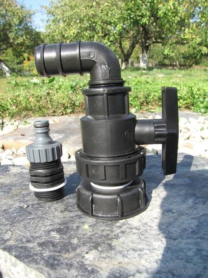 Original kohout ibc nadrže 1000l v setu na hadici