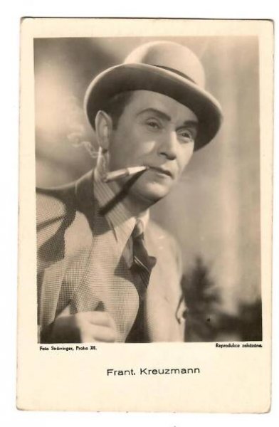 František Kreuzmann - fotopohlednice neprošlá, foto Ströminger - Pohlednice