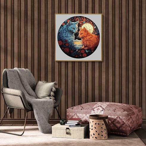 Wooden Jigsaw Puzzle-YIN YANG CAT-1 - Image 8