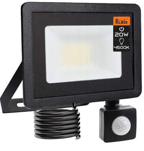 LED reflektor SLIM 20W halogen s POHYBOVÝM SENZOREM