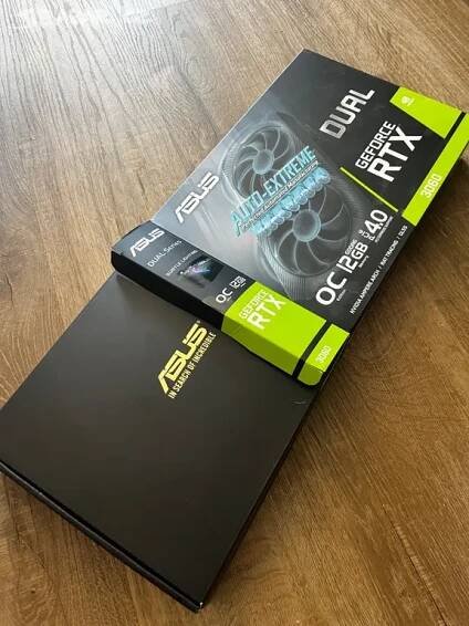 ASUS RTX 3060 12GB - jednotlivě / celý rig