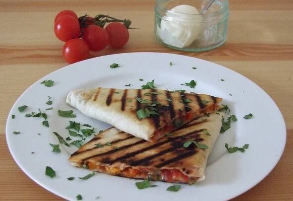 Vegetarian Quesadilla with Cheese