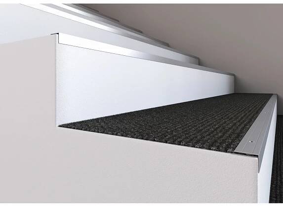 Döllken Profiles Schodová hrana DP 31 šroubovací 25 x 10 x 900 mm, stříbrná