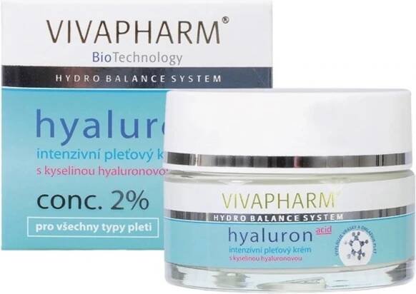 Vivapharm intenzívní pleťový krém s kyselinou hyaluronovou 50 ml