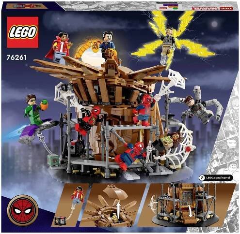 76261 LEGO® MARVEL SUPER HEROES Spider Mans větší funkce Showdown : Půhy.cz