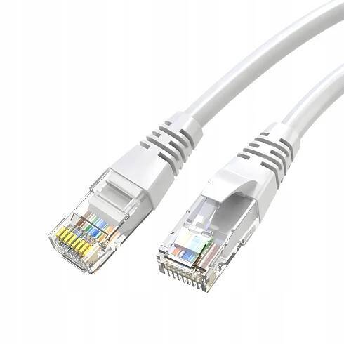 Kabel ETHERNET Patchcord U/UTP 5e RJ45 / RJ45 30 m bílý internet
