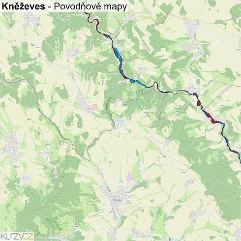 Kněževes - mapy | Kurzy.cz
