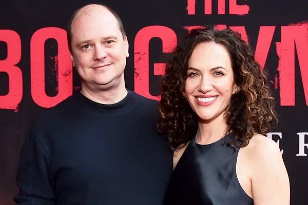Mike Flanagan and Kate Siegel attend the premiere of The Boogeyman at El Capitan Theatre in Hollywood, California on May 23, 2023.