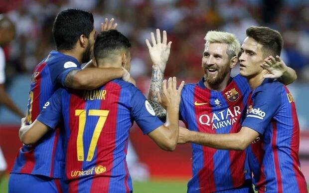 Sevilla FC v FC Barcelona: Half way there! (0-2)