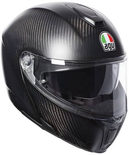 Helma na moto AGV SPORTMODULAR E05 GLOSS CARBON