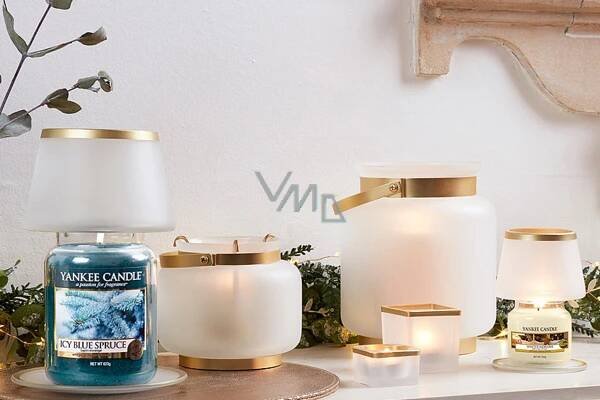 Yankee Candle Frosty tealight candle holder 5 x 5 x 3 cm - VMD parfumerie - drogerie