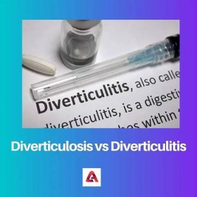 Divertikulóza vs divertikulitida: Rozdíl a srovnání
