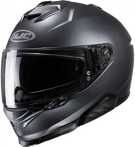 Integrální přilba na motorku HJC i71 Solid Semi Flat antracitová