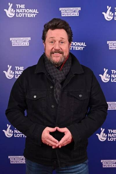 Michael Ball on red carpet of the National Lottery's Big Night Of Musicals in 2023.