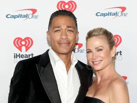 Amy Robach and T.J. Holmes seemingly address 'anticipated' news of exes Andrew Shue and Marilee Fiebig's romance in defiant message