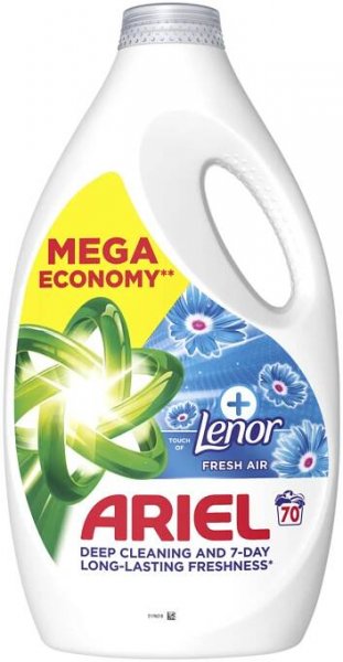 ARIEL+ gel 3,15 l/70 PD Lenor Fresh Air