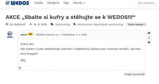 O projektu help.wedos.cz a jeho pravidlech - help.wedos.cz