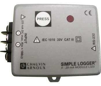 Chauvin Arnoux L320 Simple LOGGER, Jednokanálový proud 0-25mA