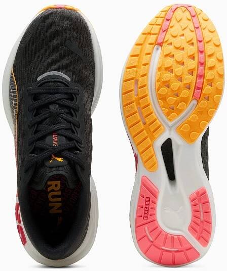 Pánské boty PUMA DEVIATE NITRO 2 FF 309697_01 BLACK/SUN STREAM/SUNSET GLOW velikost: EU 42,5 (UK 8,5) : ALTISPORT.cz