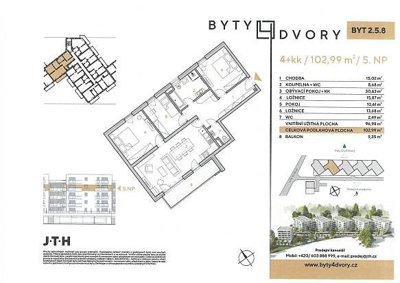 Byt 4+kk s balkonem BYTY 4 DVORY, České Budějovice | Reality.iDNES.cz 