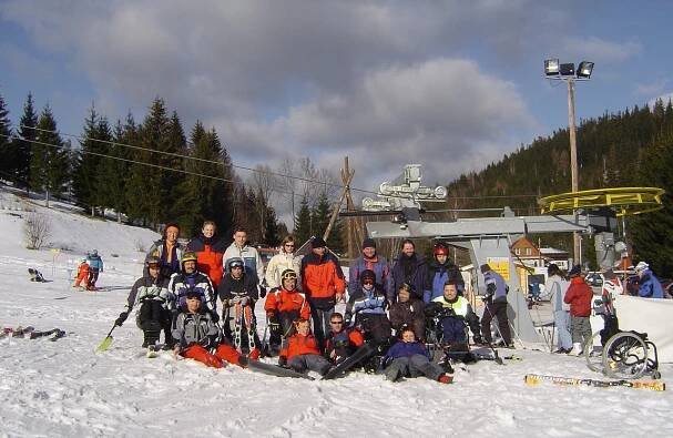 Monoski kurz v Jeseníkách – Sportovní klub vozíčkářů Praha