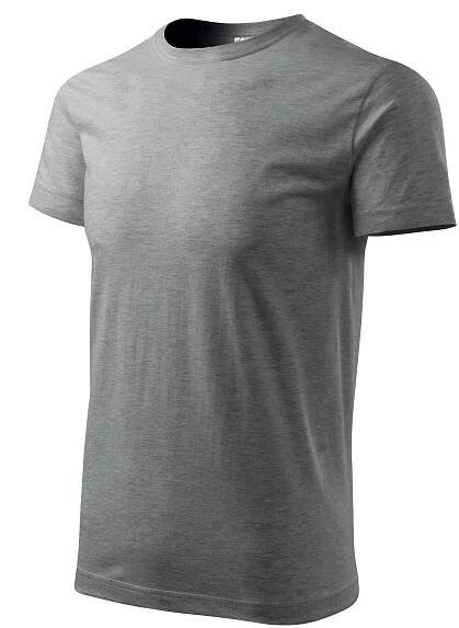 MALFINI® Unisex tričko Heavy New vyšší gramáže 137 - tmavě šedý melír z kolekce MALFINI