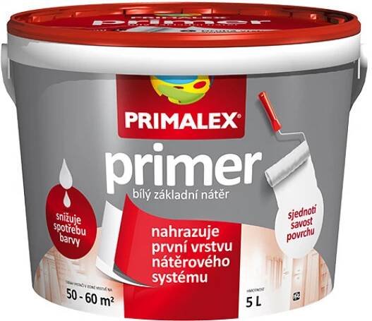 Primalex Bílý základní nátěr Primer 5 l nakoupit u OBI