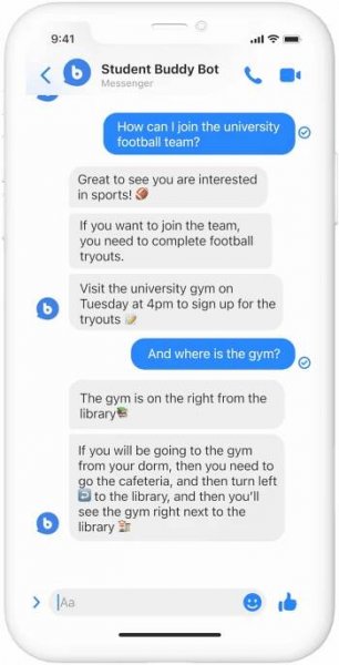 Campus guide chatbot