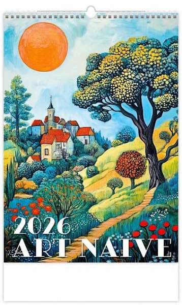 Nástěnný kalendář Art Naive 2026