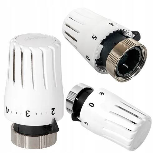 TERMOSTATICKÁ KARTUŠE TERMOSTAT PRO RADIÁTOR KNOFLÍK TEPLOTY M30x1.5