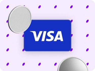 Sell crypto with your VISA card