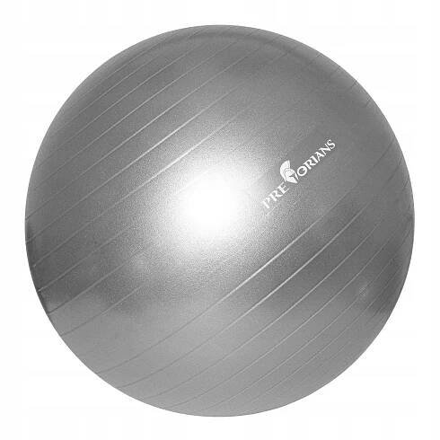 GYMNASTICKÝ MÍČ 65 CM S PUMPIČKOU FITNESS ANTI BURST REHABILITAČNÍ CVIČENÍ Kód výrobce PAB65 szara Piłka gimnastyczna anti burst