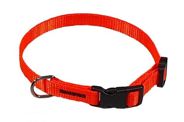 HUHUBAMBOO obojek NEON popruhový 1 x 18-26 cm, oranžový