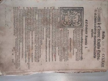 Herbář, Bylinář Matthioli, první vydání z 16.st - Antikvariát