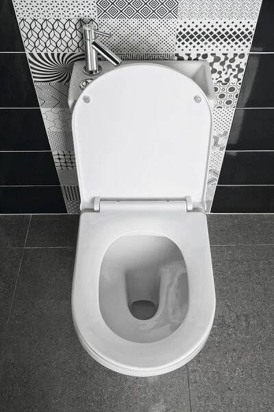 Aqualine HYGIE WC kombi s umývátkem, zadní/spodní odpad, bílá PB104W