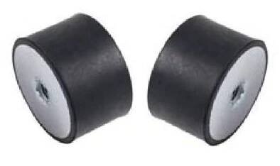 Silentblok válcový typ 3 (matka - matka) průměr 20mm / výška 15mm, M5